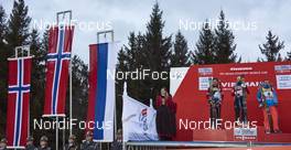 10.01.2016, Val di Fiemme, Italy (ITA): Finn Haagen Krogh (NOR), Martin Johnsrud Sundby (NOR), Sergey Ustiugov (RUS), (l-r), (l-r) - FIS world cup cross-country, tour de ski, final climb men, Val di Fiemme (ITA). www.nordicfocus.com. © Felgenhauer/NordicFocus. Every downloaded picture is fee-liable.