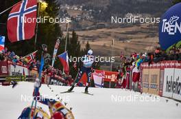 10.01.2016, Val di Fiemme, Italy (ITA): Francesco De Fabiani (ITA) - FIS world cup cross-country, tour de ski, final climb men, Val di Fiemme (ITA). www.nordicfocus.com. © Felgenhauer/NordicFocus. Every downloaded picture is fee-liable.
