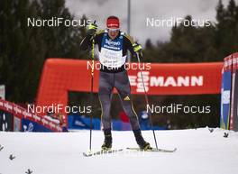 10.01.2016, Val di Fiemme, Italy (ITA): Tobias Angerer (GER), finishing second in the Rampa   - Rampa con i Campioni Val di Fiemme (ITA). www.nordicfocus.com. © Felgenhauer/NordicFocus. Every downloaded picture is fee-liable.