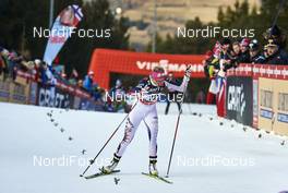 10.01.2016, Val di Fiemme, Italy (ITA): Sadie Bjornsen (USA) - FIS world cup cross-country, tour de ski, final climb women, Val di Fiemme (ITA). www.nordicfocus.com. © Felgenhauer/NordicFocus. Every downloaded picture is fee-liable.