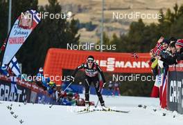 10.01.2016, Val di Fiemme, Italy (ITA): Nathalie Von Siebenthal (SUI) - FIS world cup cross-country, tour de ski, final climb women, Val di Fiemme (ITA). www.nordicfocus.com. © Felgenhauer/NordicFocus. Every downloaded picture is fee-liable.