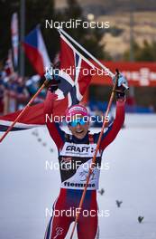 10.01.2016, Val di Fiemme, Italy (ITA): Therese Johaug (NOR) - FIS world cup cross-country, tour de ski, final climb women, Val di Fiemme (ITA). www.nordicfocus.com. © Felgenhauer/NordicFocus. Every downloaded picture is fee-liable.