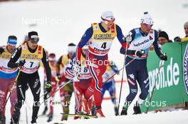 09.01.2016, Val di Fiemme, Italy (ITA): Finn Haagen Krogh (NOR), Francesco De Fabiani (ITA), (l-r)  - FIS world cup cross-country, tour de ski, mass men, Val di Fiemme (ITA). www.nordicfocus.com. © Felgenhauer/NordicFocus. Every downloaded picture is fee-liable.