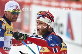 09.01.2016, Val di Fiemme, Italy (ITA): Niklas Dyrhaug (NOR), Martin Johnsrud Sundby (NOR), (l-r)  - FIS world cup cross-country, tour de ski, mass men, Val di Fiemme (ITA). www.nordicfocus.com. © Felgenhauer/NordicFocus. Every downloaded picture is fee-liable.