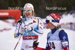 16.01.2016, Planica, Slovenia (SLO): Stina Nilsson (SWE), Heidi Weng (NOR), (l-r)  - FIS world cup cross-country, individual sprint, Planica (SLO). www.nordicfocus.com. © Felgenhauer/NordicFocus. Every downloaded picture is fee-liable.