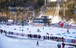 16.01.2016, Planica, Slovenia (SLO): Planica ski stadium with jumping hills in the background   - FIS world cup cross-country, individual sprint, Planica (SLO). www.nordicfocus.com. © Felgenhauer/NordicFocus. Every downloaded picture is fee-liable.