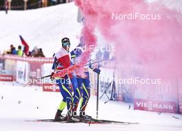 16.01.2016, Planica, Slovenia (SLO): Richard Jouve (FRA), Baptiste Gros (FRA), Renaud Jay (FRA), (l-r)  - FIS world cup cross-country, individual sprint, Planica (SLO). www.nordicfocus.com. © Felgenhauer/NordicFocus. Every downloaded picture is fee-liable.