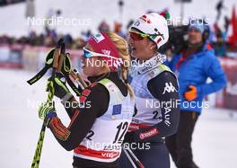 16.01.2016, Planica, Slovenia (SLO): Sandra Ringwald (GER), Gaia Vuerich (ITA), (l-r)  - FIS world cup cross-country, individual sprint, Planica (SLO). www.nordicfocus.com. © Felgenhauer/NordicFocus. Every downloaded picture is fee-liable.