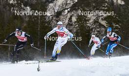 17.01.2016, Planica, Slovenia (SLO): Valentin Chauvin (FRA), Calle Halfvarsson (SWE), (l-r)  - FIS world cup cross-country, team sprint, Planica (SLO). www.nordicfocus.com. © Felgenhauer/NordicFocus. Every downloaded picture is fee-liable.