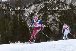 17.01.2016, Planica, Slovenia (SLO): Paal Golberg (NOR), Simeon Hamilton (USA), (l-r)  - FIS world cup cross-country, team sprint, Planica (SLO). www.nordicfocus.com. © Felgenhauer/NordicFocus. Every downloaded picture is fee-liable.
