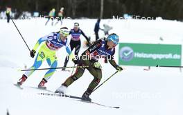 17.01.2016, Planica, Slovenia (SLO): Nika Razinger (SLO), Sandra Ringwald (GER), (l-r)  - FIS world cup cross-country, team sprint, Planica (SLO). www.nordicfocus.com. © Felgenhauer/NordicFocus. Every downloaded picture is fee-liable.