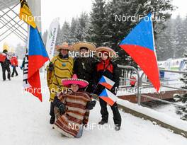 23.01.2016, Nove Mesto, Czech Republic (CZE): fans at the stadium   - FIS world cup cross-country, 15km men, Nove Mesto (CZE). www.nordicfocus.com. © Rauschendorfer/NordicFocus. Every downloaded picture is fee-liable.