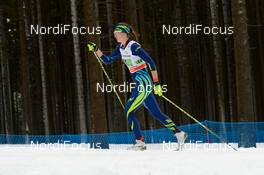 24.01.2016, Nove Mesto, Czech Republic (CZE): Angelina Shuryga (KAZ) - FIS world cup cross-country, 4x5km women, Nove Mesto (CZE). www.nordicfocus.com. © Rauschendorfer/NordicFocus. Every downloaded picture is fee-liable.