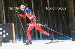 24.01.2016, Nove Mesto, Czech Republic (CZE): Heidi Weng (NOR) - FIS world cup cross-country, 4x5km women, Nove Mesto (CZE). www.nordicfocus.com. © Rauschendorfer/NordicFocus. Every downloaded picture is fee-liable.