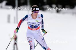 24.01.2016, Nove Mesto, Czech Republic (CZE): Jessica Diggins (USA) - FIS world cup cross-country, 4x5km women, Nove Mesto (CZE). www.nordicfocus.com. © Rauschendorfer/NordicFocus. Every downloaded picture is fee-liable.
