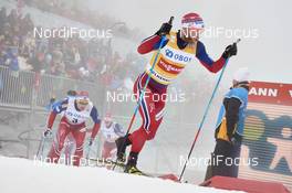 06.02.2016, Oslo, Norway (NOR): Niklas Dyrhaug (NOR), Martin Johnsrud Sundby (NOR), (l-r)  - FIS world cup cross-country, mass men, Oslo (NOR). www.nordicfocus.com. © Felgenhauer/NordicFocus. Every downloaded picture is fee-liable.