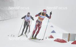 06.02.2016, Oslo, Norway (NOR): Dario Cologna (SUI), Martin Johnsrud Sundby (NOR), (l-r)  - FIS world cup cross-country, mass men, Oslo (NOR). www.nordicfocus.com. © Felgenhauer/NordicFocus. Every downloaded picture is fee-liable.