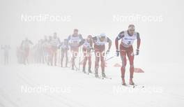 06.02.2016, Oslo, Norway (NOR): Petter Northug (NOR), Niklas Dyrhaug (NOR), (l-r)  - FIS world cup cross-country, mass men, Oslo (NOR). www.nordicfocus.com. © Felgenhauer/NordicFocus. Every downloaded picture is fee-liable.
