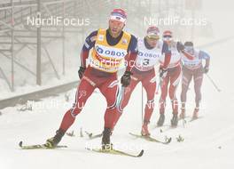 06.02.2016, Oslo, Norway (NOR): Martin Johnsrud Sundby (NOR), Niklas Dyrhaug (NOR), (l-r)  - FIS world cup cross-country, mass men, Oslo (NOR). www.nordicfocus.com. © Felgenhauer/NordicFocus. Every downloaded picture is fee-liable.