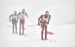 06.02.2016, Oslo, Norway (NOR): Dario Cologna (SUI), Sjur Roethe (NOR), Martin Johnsrud Sundby (NOR), (l-r)  - FIS world cup cross-country, mass men, Oslo (NOR). www.nordicfocus.com. © Felgenhauer/NordicFocus. Every downloaded picture is fee-liable.