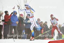 06.02.2016, Oslo, Norway (NOR): Marcus Hellner (SWE), Keishin Yoshida (JPN), (l-r)  - FIS world cup cross-country, mass men, Oslo (NOR). www.nordicfocus.com. © Felgenhauer/NordicFocus. Every downloaded picture is fee-liable.