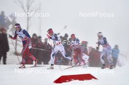 07.02.2016, Oslo, Norway (NOR): Barbro Kvaale (NOR), Elizabeth Stephen (USA), (l-r)  - FIS world cup cross-country, mass women, Oslo (NOR). www.nordicfocus.com. © Felgenhauer/NordicFocus. Every downloaded picture is fee-liable.