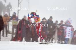 07.02.2016, Oslo, Norway (NOR): Therese Johaug (NOR) - FIS world cup cross-country, mass women, Oslo (NOR). www.nordicfocus.com. © Felgenhauer/NordicFocus. Every downloaded picture is fee-liable.
