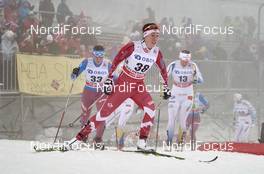 07.02.2016, Oslo, Norway (NOR): Daria Storozhilova (RUS), Emily Nishikawa (CAN), (l-r)  - FIS world cup cross-country, mass women, Oslo (NOR). www.nordicfocus.com. © Felgenhauer/NordicFocus. Every downloaded picture is fee-liable.