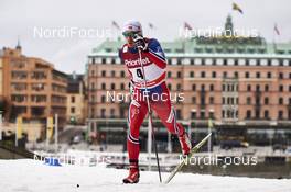 11.02.2016, Stockholm, Sweden (SWE): Finn Haagen Krogh (NOR) - FIS world cup cross-country, individual sprint, Stockholm (SWE). www.nordicfocus.com. © Felgenhauer/NordicFocus. Every downloaded picture is fee-liable.