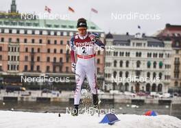 11.02.2016, Stockholm, Sweden (SWE): Simeon Hamilton (USA) - FIS world cup cross-country, individual sprint, Stockholm (SWE). www.nordicfocus.com. © Felgenhauer/NordicFocus. Every downloaded picture is fee-liable.