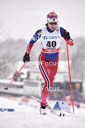 13.02.2016, Falun, Sweden (SWE): Astrid Uhrenholdt Jacobsen (NOR) - FIS world cup cross-country, 5km women, Falun (SWE). www.nordicfocus.com. © Felgenhauer/NordicFocus. Every downloaded picture is fee-liable.