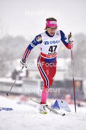 13.02.2016, Falun, Sweden (SWE): Maiken Caspersen Falla (NOR) - FIS world cup cross-country, 5km women, Falun (SWE). www.nordicfocus.com. © Felgenhauer/NordicFocus. Every downloaded picture is fee-liable.