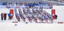 14.02.2016, Falun, Sweden (SWE): the men's start   - FIS world cup cross-country, mass men, Falun (SWE). www.nordicfocus.com. © Felgenhauer/NordicFocus. Every downloaded picture is fee-liable.