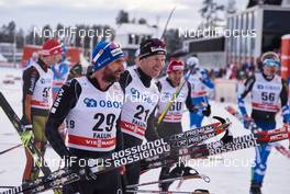 14.02.2016, Falun, Sweden (SWE): Curdin Perl (SUI), Toni Livers (SUI), (l-r)  - FIS world cup cross-country, mass men, Falun (SWE). www.nordicfocus.com. © Felgenhauer/NordicFocus. Every downloaded picture is fee-liable.