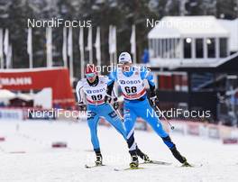 14.02.2016, Falun, Sweden (SWE): Jan Antolec (POL), Raido Rankel (EST), (l-r)  - FIS world cup cross-country, mass men, Falun (SWE). www.nordicfocus.com. © Felgenhauer/NordicFocus. Every downloaded picture is fee-liable.