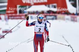 14.02.2016, Falun, Sweden (SWE): Heidi Weng (NOR) - FIS world cup cross-country, mass women, Falun (SWE). www.nordicfocus.com. © Felgenhauer/NordicFocus. Every downloaded picture is fee-liable.