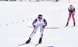 14.02.2016, Falun, Sweden (SWE): Jessica Diggins (USA) - FIS world cup cross-country, mass women, Falun (SWE). www.nordicfocus.com. © Felgenhauer/NordicFocus. Every downloaded picture is fee-liable.