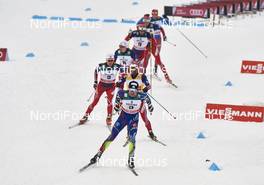 21.02.2016, Lahti, Finland (FIN): Didrik Toenseth (NOR), Martin Johnsrud Sundby (NOR), Maurice Manificat (FRA), (l-r)  - FIS world cup cross-country, skiathlon men, Lahti (FIN). www.nordicfocus.com. © Felgenhauer/NordicFocus. Every downloaded picture is fee-liable.