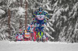 21.02.2016, Lahti, Finland (FIN): Maurice Manificat (FRA), Salomon, Swix, One Way - FIS world cup cross-country, skiathlon men, Lahti (FIN). www.nordicfocus.com. © Laiho/NordicFocus. Every downloaded picture is fee-liable.