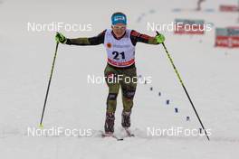 21.02.2016, Lahti, Finland (FIN): Sandra Ringwald (GER), Madshus, One Way, Rottefella, Adidas - FIS world cup cross-country, skiathlon women, Lahti (FIN). www.nordicfocus.com. © Laiho/NordicFocus. Every downloaded picture is fee-liable.