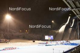 21.02.2016, Lahti, Finland (FIN): inside the venue at night   - FIS world cup cross-country, training, Lahti (FIN). www.nordicfocus.com. © Felgenhauer/NordicFocus. Every downloaded picture is fee-liable.