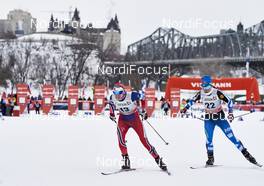 01.03.2016, Gatineau, Canada (CAN): Heidi Weng (NOR), Krista Parmakoski (FIN), (l-r)  - FIS world cup cross-country, individual sprint, Gatineau (CAN). www.nordicfocus.com. © Felgenhauer/NordicFocus. Every downloaded picture is fee-liable.