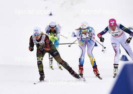 01.03.2016, Gatineau, Canada (CAN): Sandra Ringwald (GER), Stina Nilsson (SWE), Sadie Bjornsen (USA), (l-r)  - FIS world cup cross-country, individual sprint, Gatineau (CAN). www.nordicfocus.com. © Felgenhauer/NordicFocus. Every downloaded picture is fee-liable.