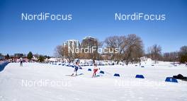 29.02.2016, Gatineau, Canada (CAN): final stretch of the sprint course   - FIS world cup cross-country, training, Gatineau (CAN). www.nordicfocus.com. © Felgenhauer/NordicFocus. Every downloaded picture is fee-liable.