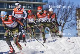 29.02.2016, Gatineau, Canada (CAN): Hanna Kolb (GER), Sandra Ringwald (GER)   - FIS world cup cross-country, training, Gatineau (CAN). www.nordicfocus.com. © Felgenhauer/NordicFocus. Every downloaded picture is fee-liable.