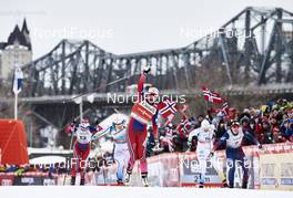 01.03.2016, Gatineau, Canada (CAN): Heidi Weng (NOR), Stina Nilsson (SWE), Maiken Caspersen Falla (NOR), Ida Ingemarsdotter (SWE), Jessica Diggins (USA), (l-r)  - FIS world cup cross-country, individual sprint, Gatineau (CAN). www.nordicfocus.com. © Felgenhauer/NordicFocus. Every downloaded picture is fee-liable.