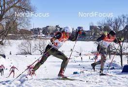 29.02.2016, Gatineau, Canada (CAN): Jonas Dobler (GER), Andreas Katz (GER)   - FIS world cup cross-country, training, Gatineau (CAN). www.nordicfocus.com. © Felgenhauer/NordicFocus. Every downloaded picture is fee-liable.