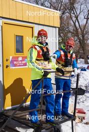 01.03.2016, Gatineau, Canada (CAN): Michal Lamplot (CZE) and Jeff Ellis (CAN)   - FIS world cup cross-country, individual sprint, Gatineau (CAN). www.nordicfocus.com. © Felgenhauer/NordicFocus. Every downloaded picture is fee-liable.