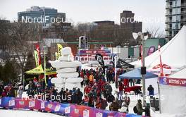 01.03.2016, Gatineau, Canada (CAN): spectators at Gatineau ski stadium   - FIS world cup cross-country, individual sprint, Gatineau (CAN). www.nordicfocus.com. © Felgenhauer/NordicFocus. Every downloaded picture is fee-liable.