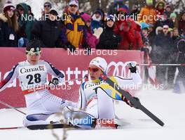 01.03.2016, Gatineau, Canada (CAN): Ida Sargent (USA), Hanna Falk (SWE), (l-r)  - FIS world cup cross-country, individual sprint, Gatineau (CAN). www.nordicfocus.com. © Felgenhauer/NordicFocus. Every downloaded picture is fee-liable.